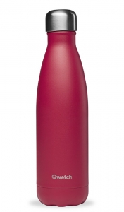 82x140 - Bouteille isotherme Mat framboise Qwetch