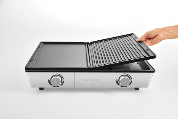 Combiné Plancha-Grill Pro QPL800 Riviera & Bar