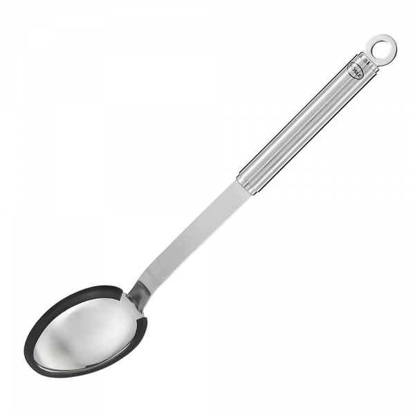 Cuillère Droite Inox Bord Silicone 33 cm Rösle