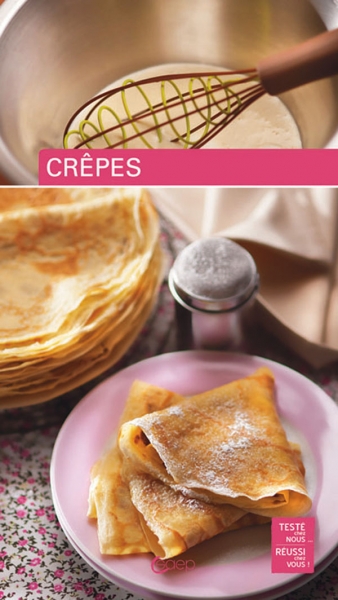 Livre de recettes Crêpes