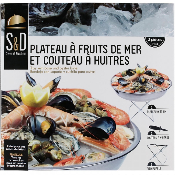 Plateau Fruits de mer & couteau à huitres Saveur & Dégustation