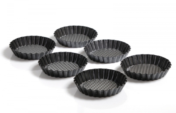 Set de 6 moules tartelettes anti-adhésif Scrapcooking