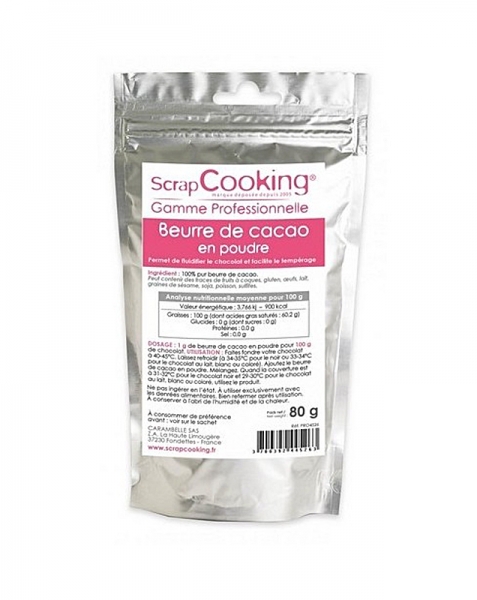 Beurre de Cacao en poudre Scrapcooking