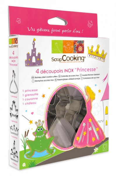 Découpoirs inox Princesse Scrapcooking