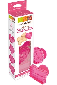 93x140 - Kit emporte-pièces Je fais mes biscuits ScrapCooking