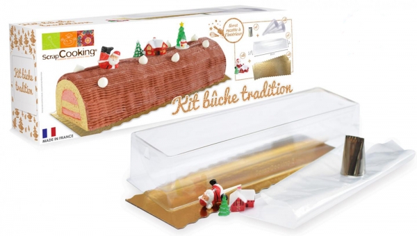 Kit Moule à bûche Tradition Scrapcooking