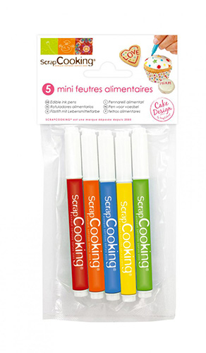 Mini feutres alimentaires Scrapcooking