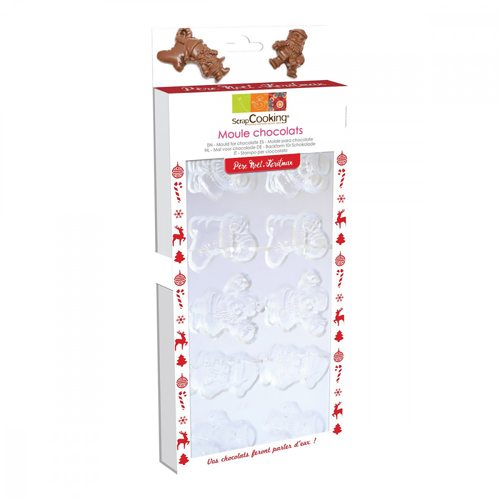 Moule silicone chocolat spécial Noël - Plaques Easy choc