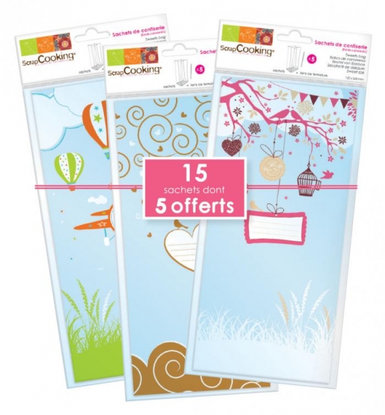 Sachets confiseries Scrapcooking