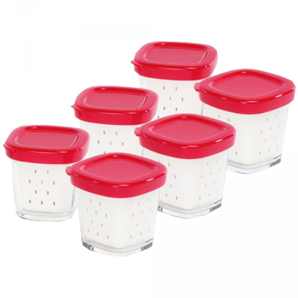 Lot de 9 pots en verre pour Yaourtières et Yourtières-fromagères