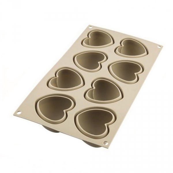 Moule Silicone Cuoricino Silikomart 3D Design