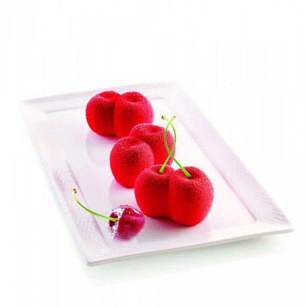 Moule Silicone Mini Cerises Silikomart 3D Design