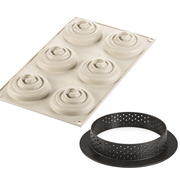 Moule Silicone Mini Twist Silikomart 3D Design