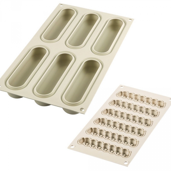 Moule Silicone Pop Eclair Silikomart 3D Design