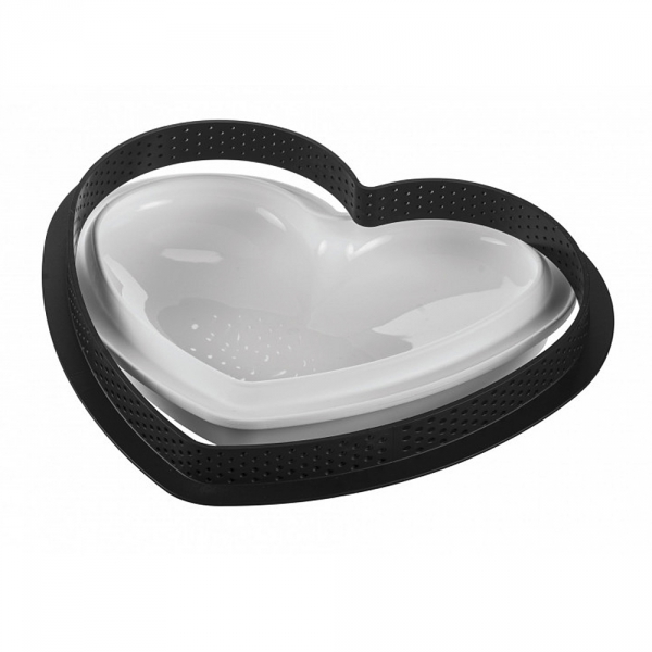 Moule Silicone Tarte Coeur Mon Amour Silikomart 3D Design