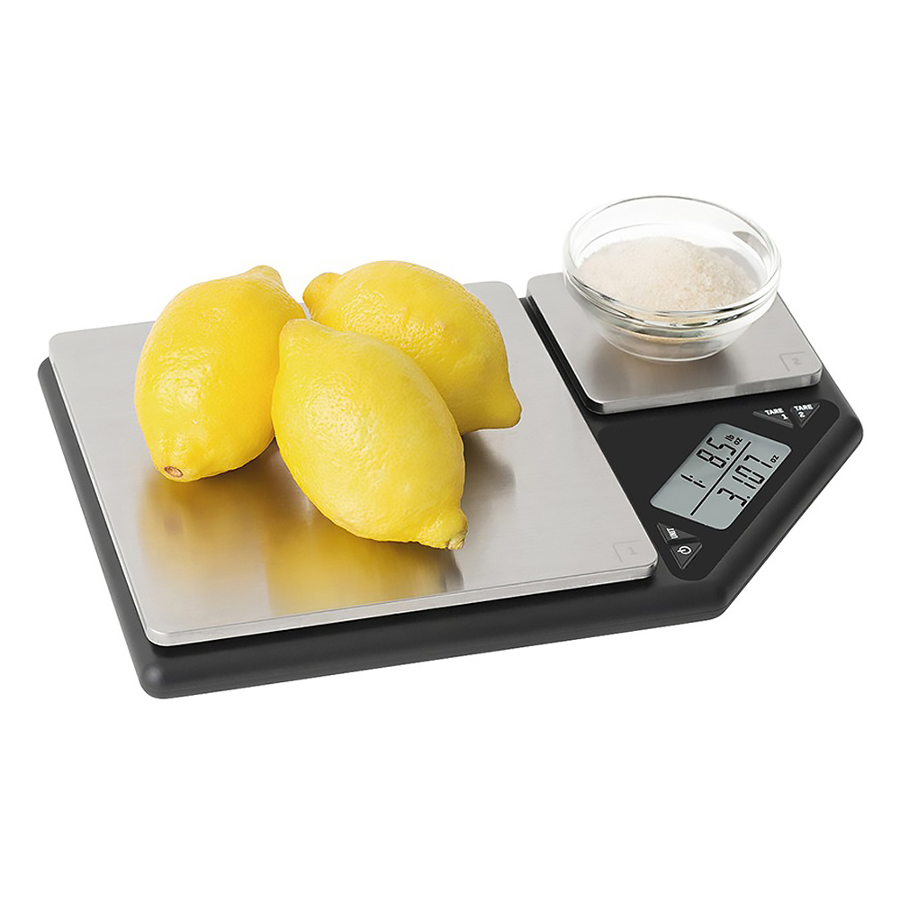 balance de cuisine sans pile 5kg - 0.1g inox - caso