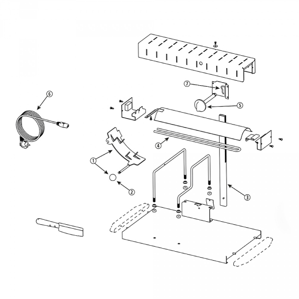 Pièces Détachées Appareil à Raclette Alpage Inox Tellier