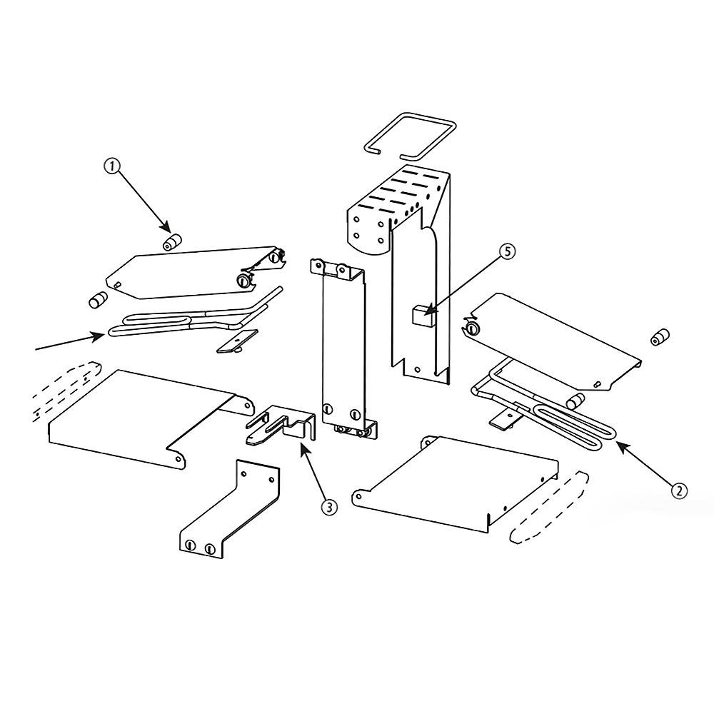 Pièces Détachées Appareil à Raclette Alpage Inox Tellier