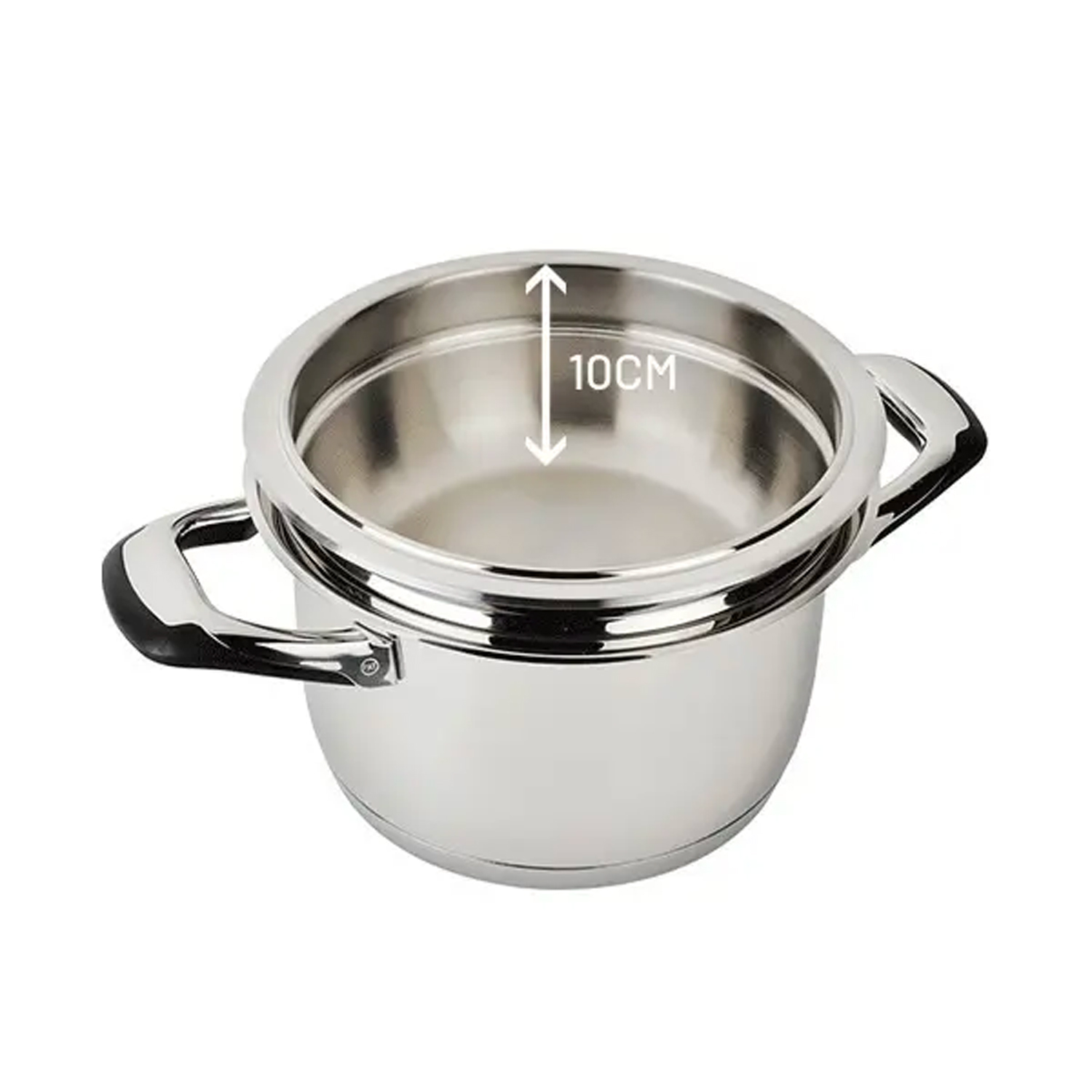 Poêle Induction en inox 18/10 - 24cm - ECOVITAM