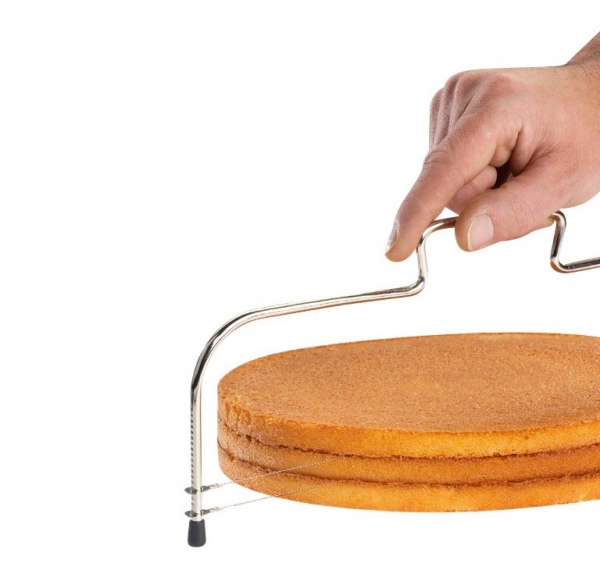 Coupe-Gâteau Génoise à Fil en Acier Inoxydable - Accessoire de pâtisse –