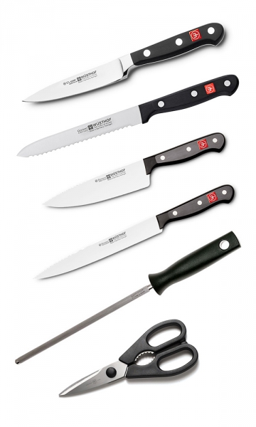 Bloc Couteaux Gourmet 6 pièces Wüsthof